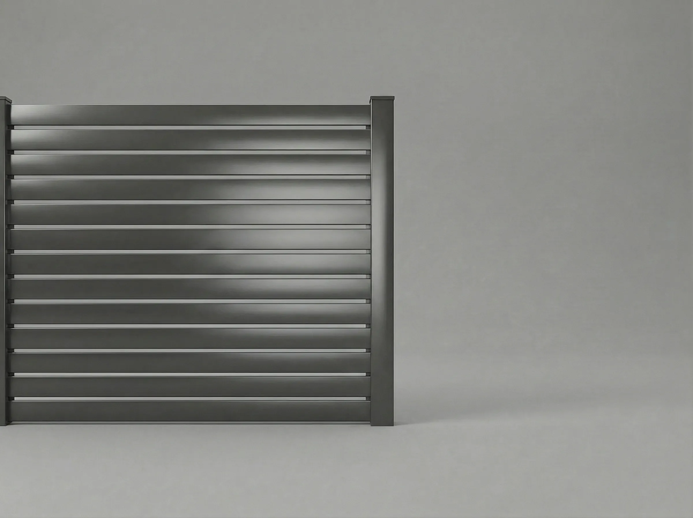 Aluminum Horizontal Picket Fence