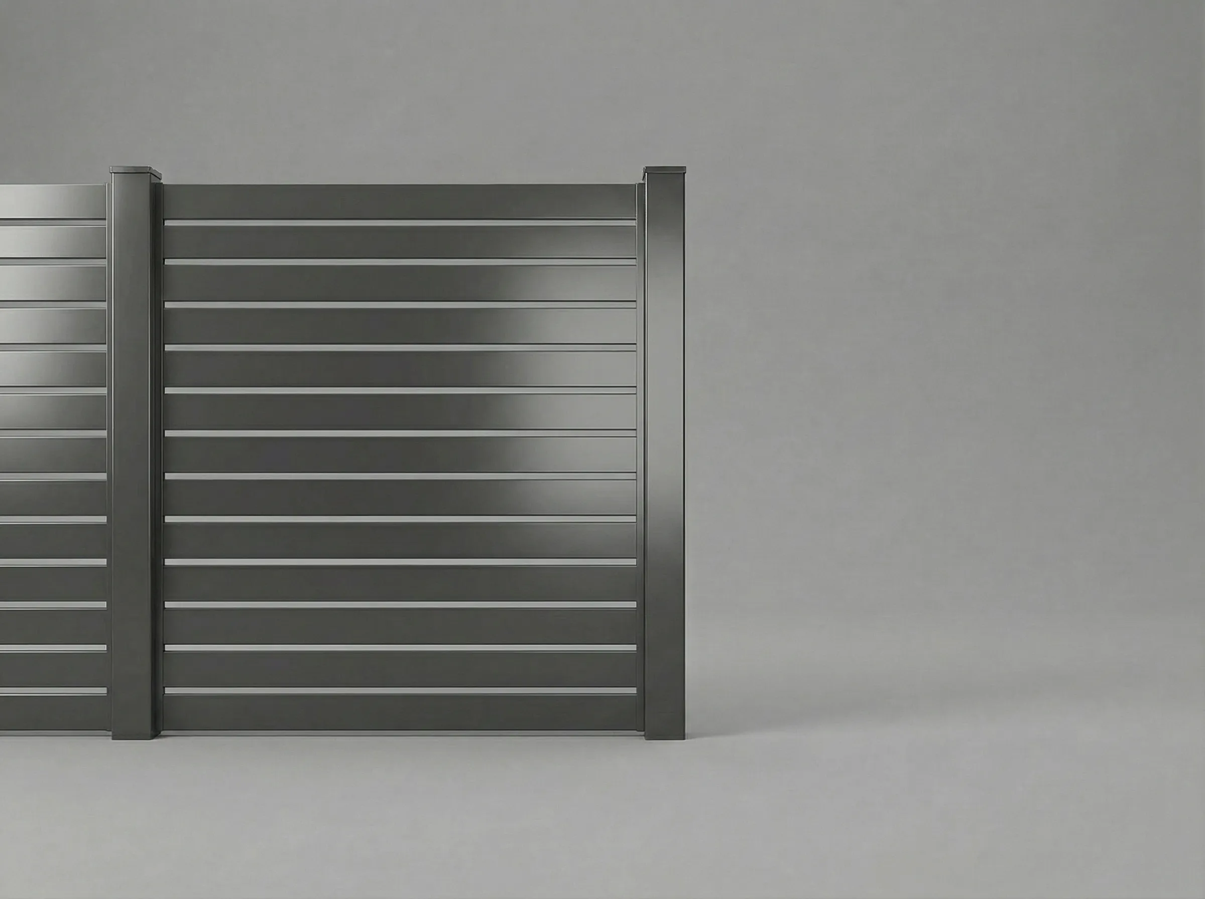 Aluminum Horizontal Semi-Privacy Fence Slat