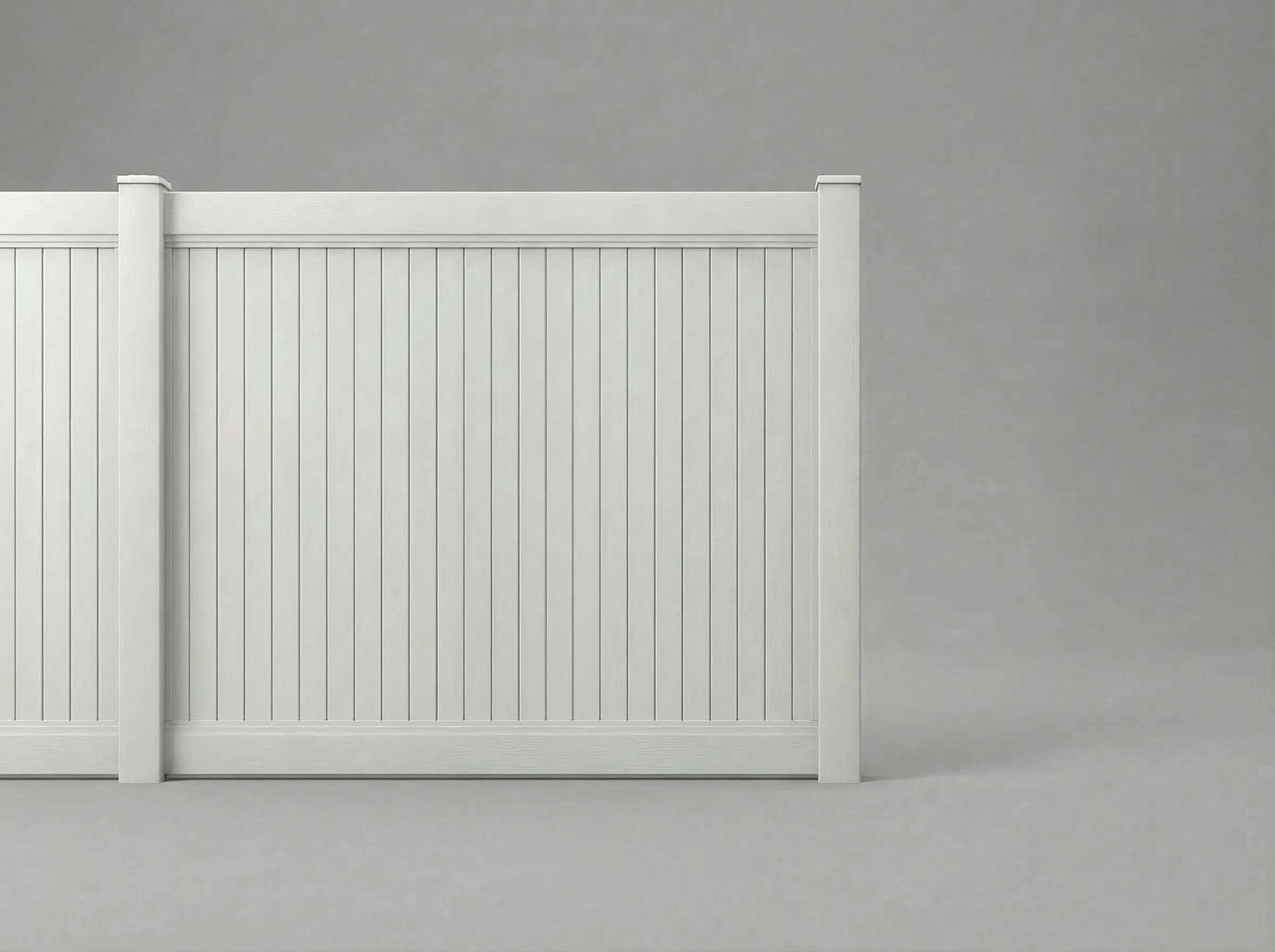 Vinyl Vertical Privacy Fence