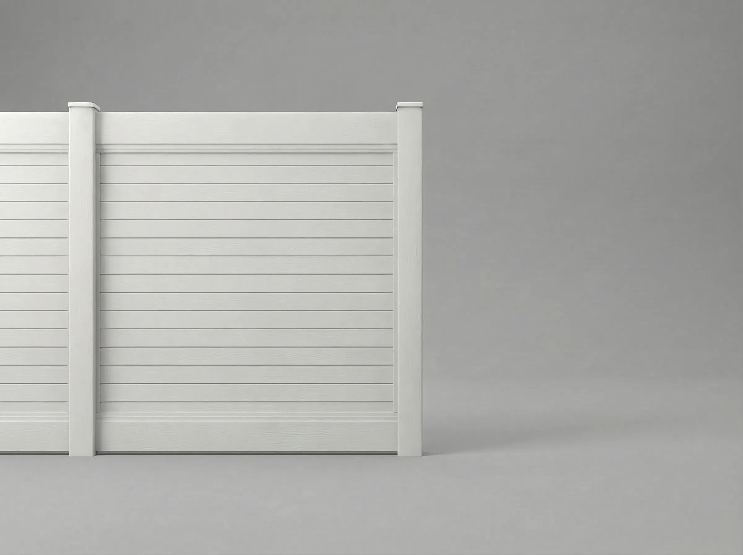 Vinyl Horizontal Privacy Fence