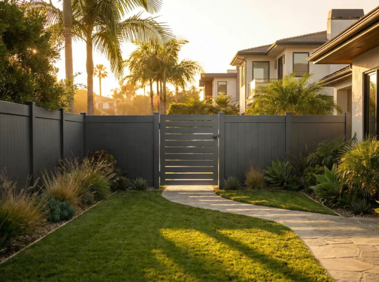 Aluminum Semi-Privacy Gate