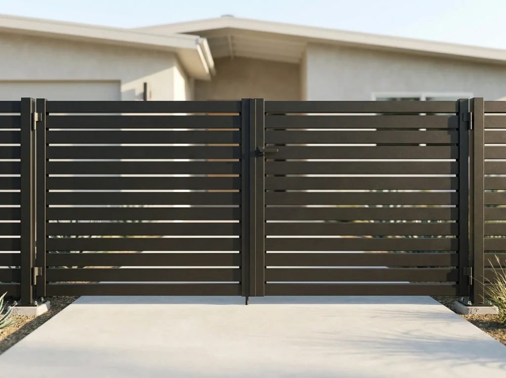 Main Aluminum Fence with Gate