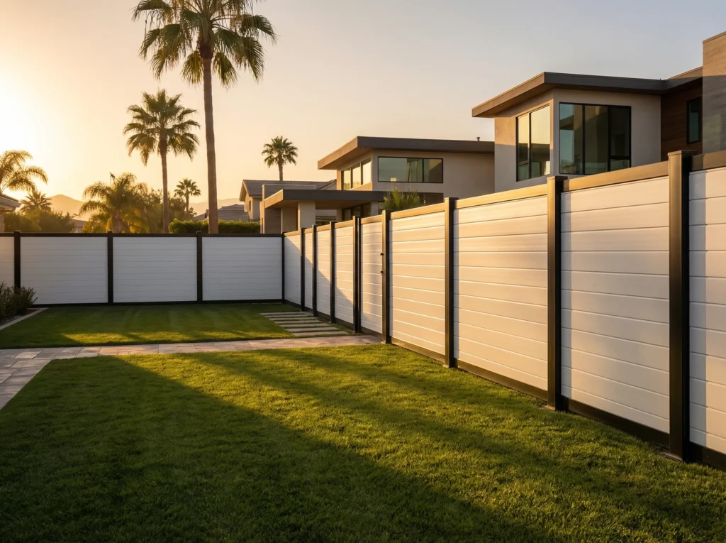 Aluminum With Vinyl Fencing