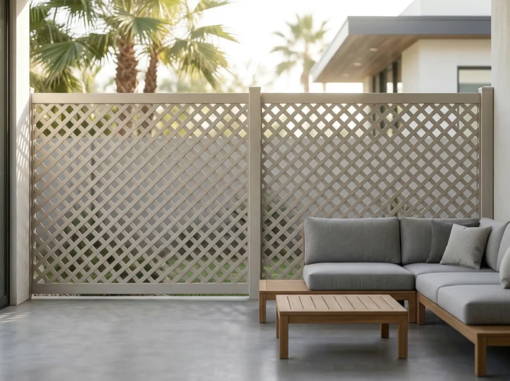 Main Vinyl Lattice Fences