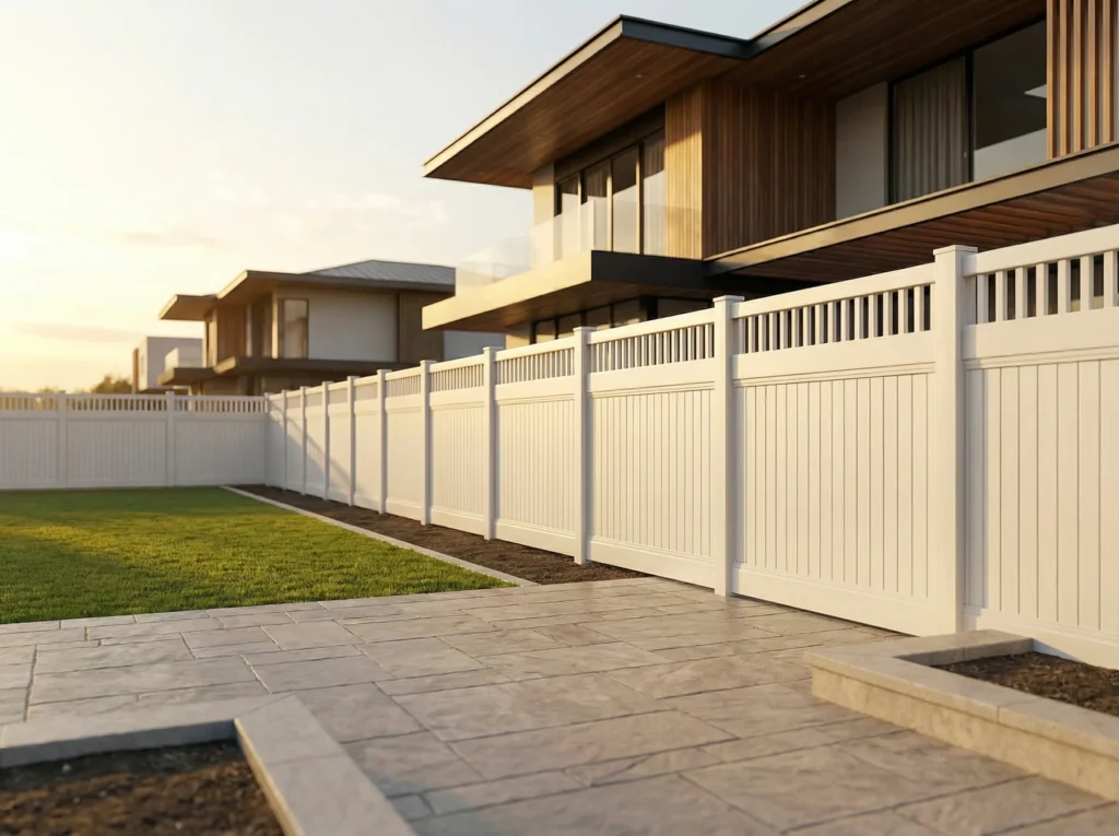 Main Vinyl Privacy Fences Picket-Top