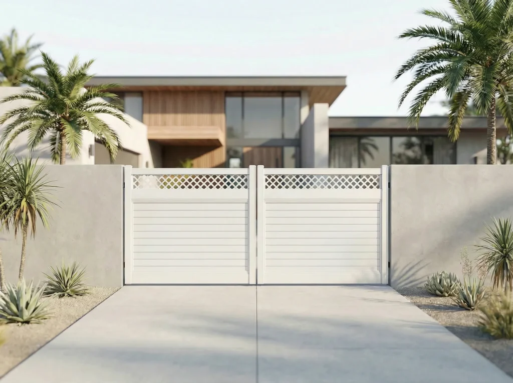 Main Vinyl Driveway Gates