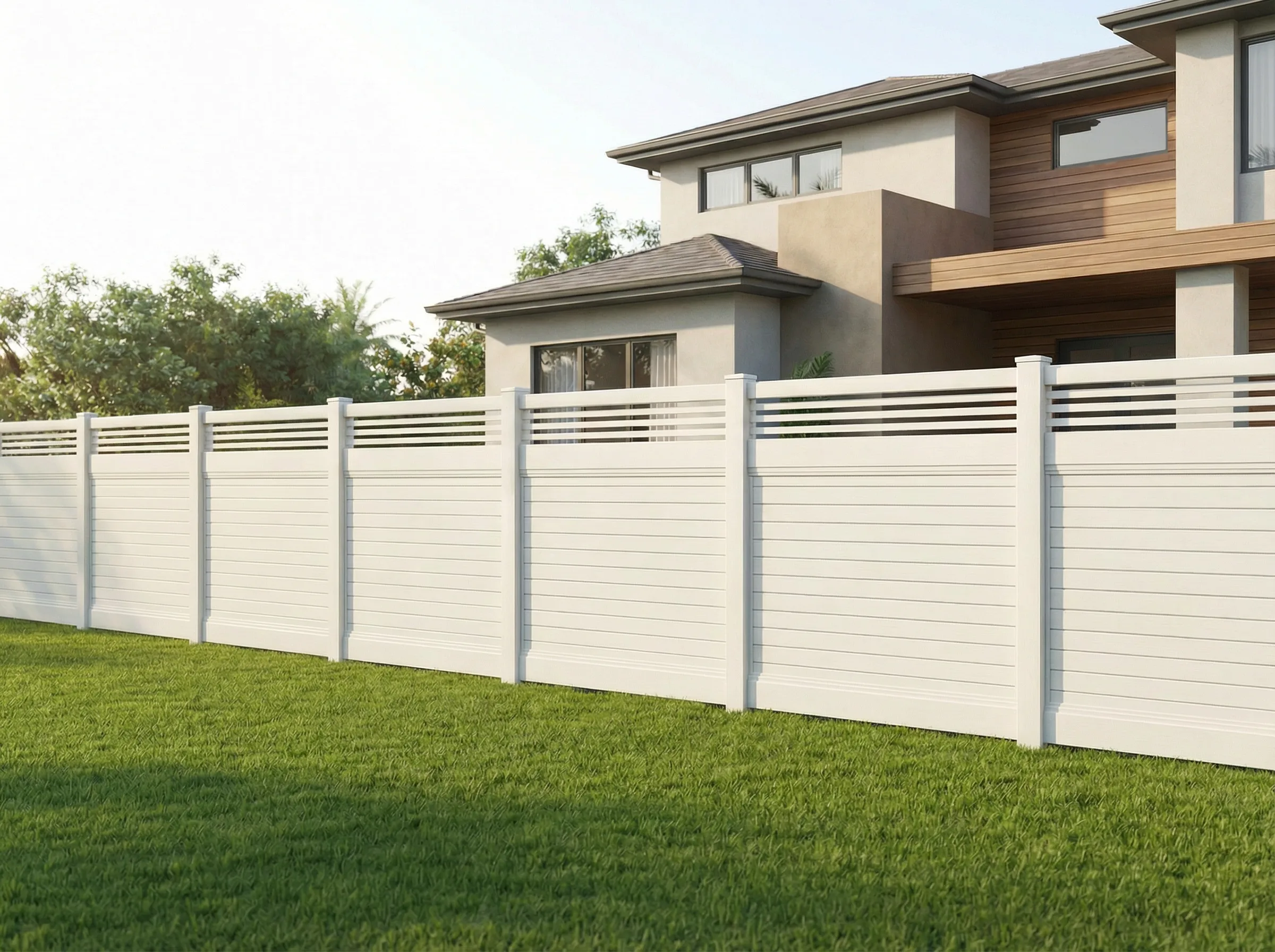 Main Vinyl Semi-Privacy Fences