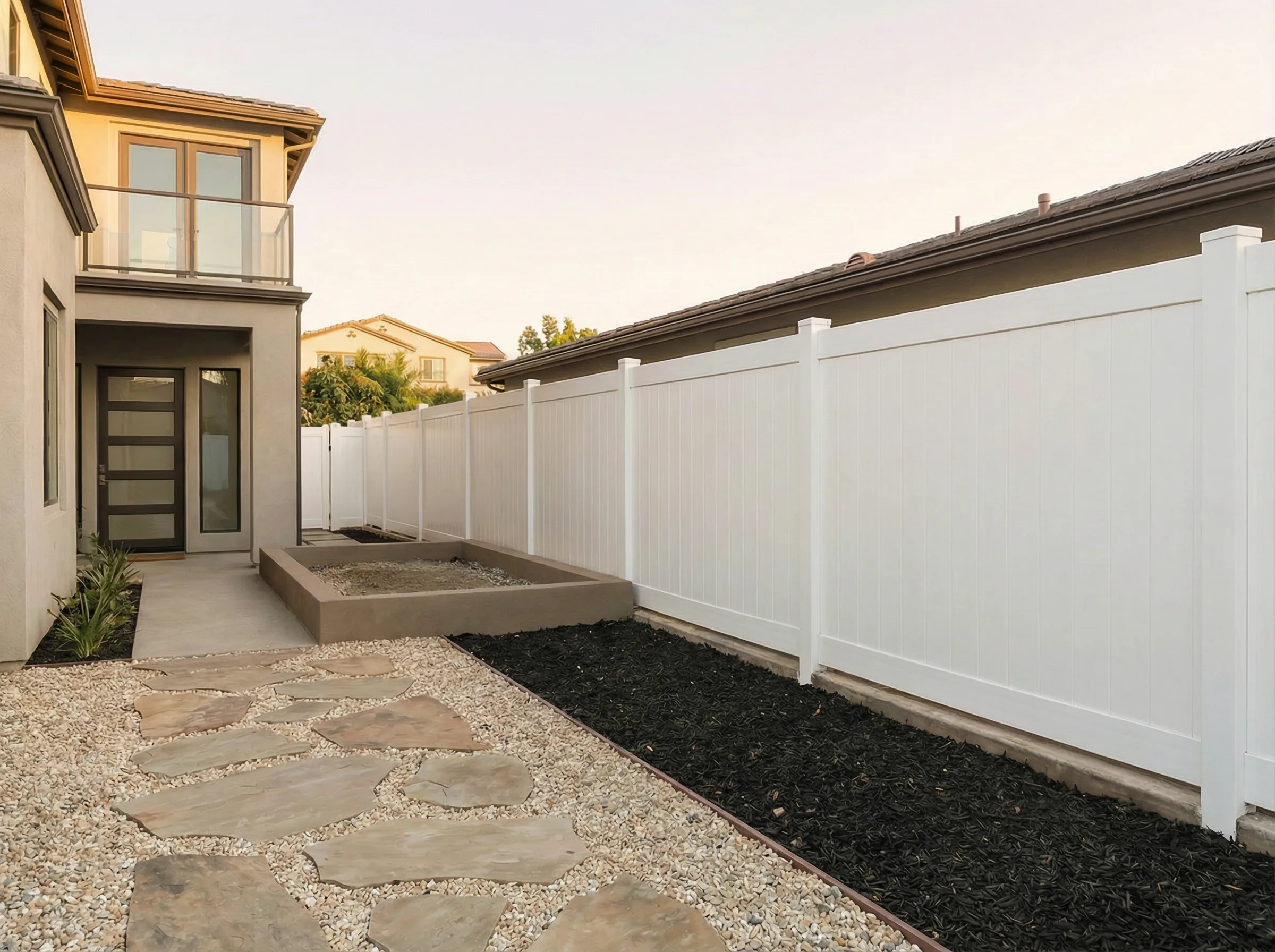 Main White Vinyl Fences
