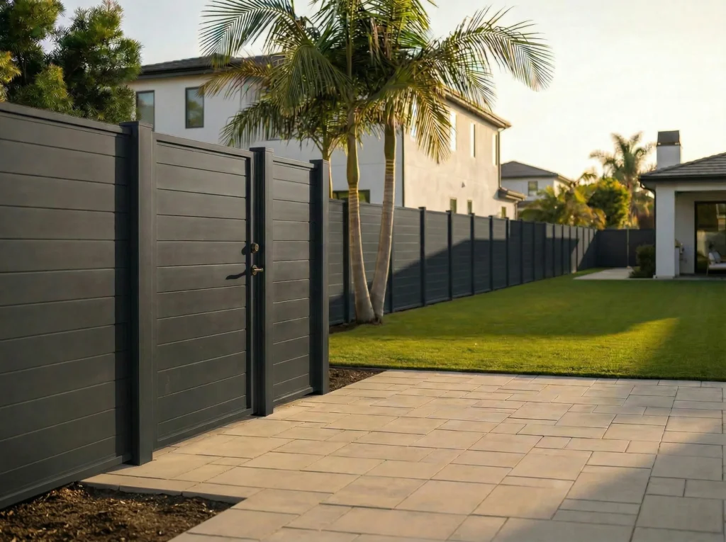 Aluminum Privacy Gate