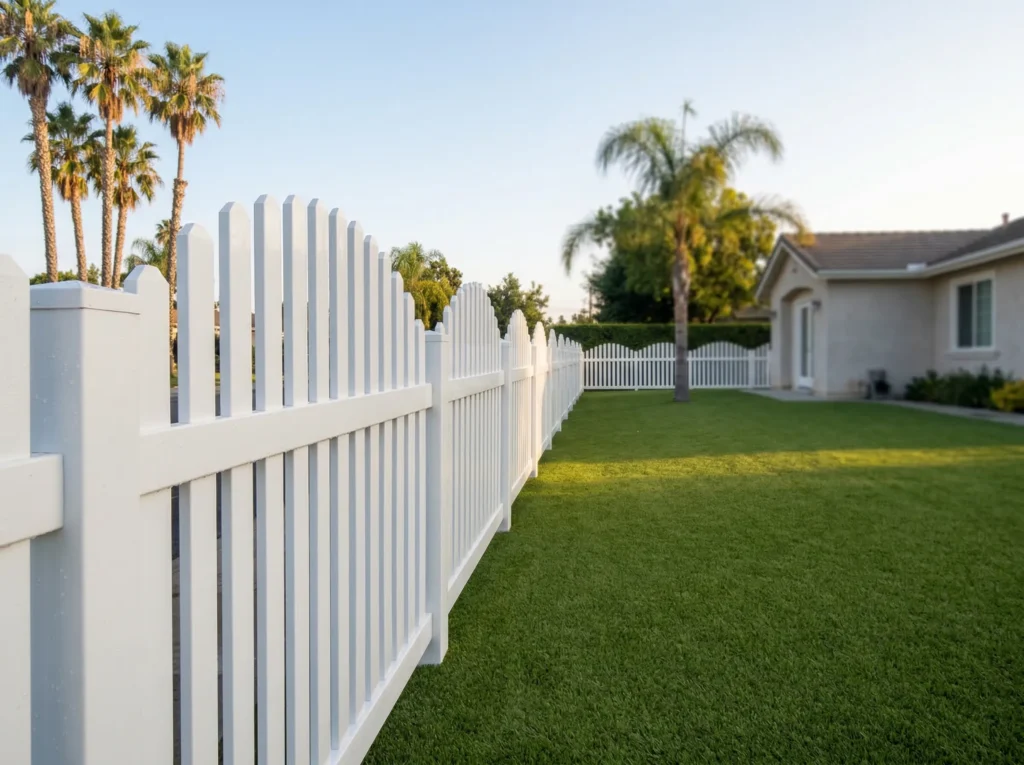 Main Vinyl Dog-Ear Picket Fences