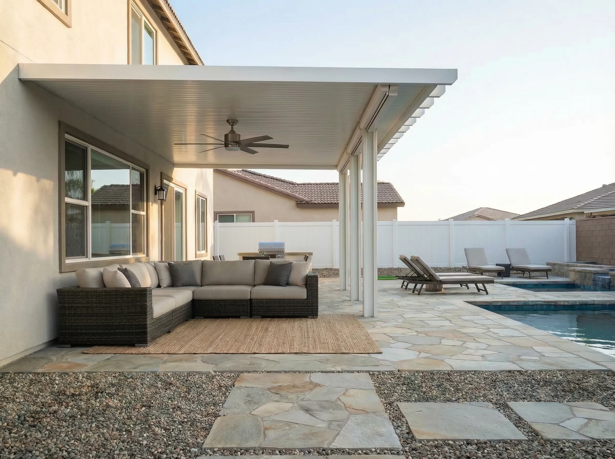 Main Vinyl Solid Patio Covers