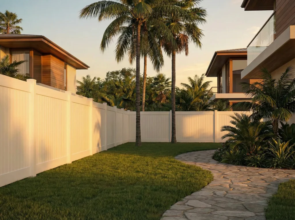 Main Vinyl Vertical Privacy Fences