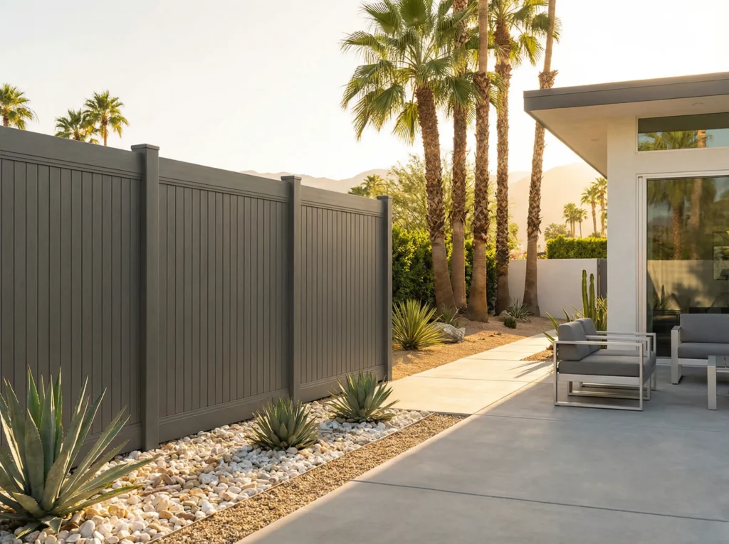 Main Arctic Blend Vinyl Fences