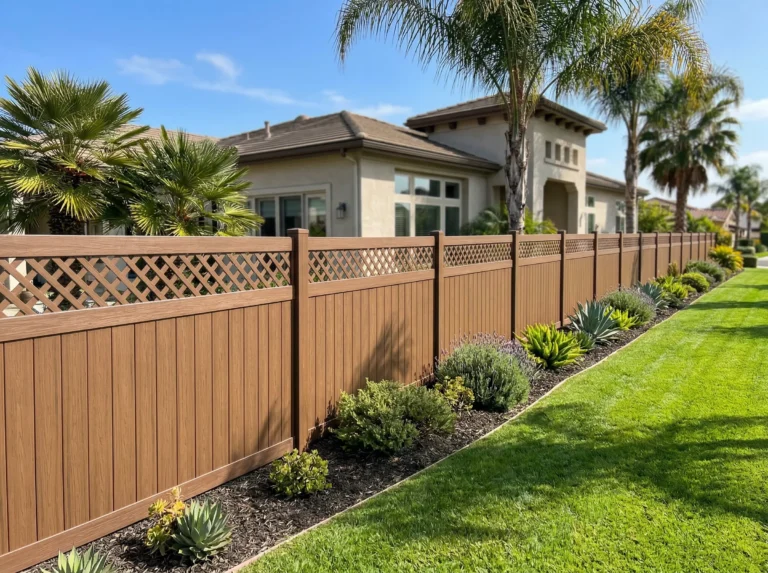 Main Brown Vinyl Fences