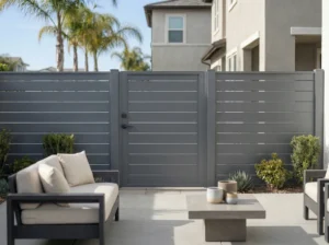 Aluminum Privacy Gate