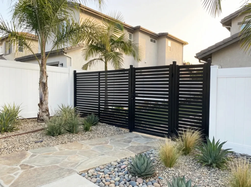 Main Aluminum Fence with Gate