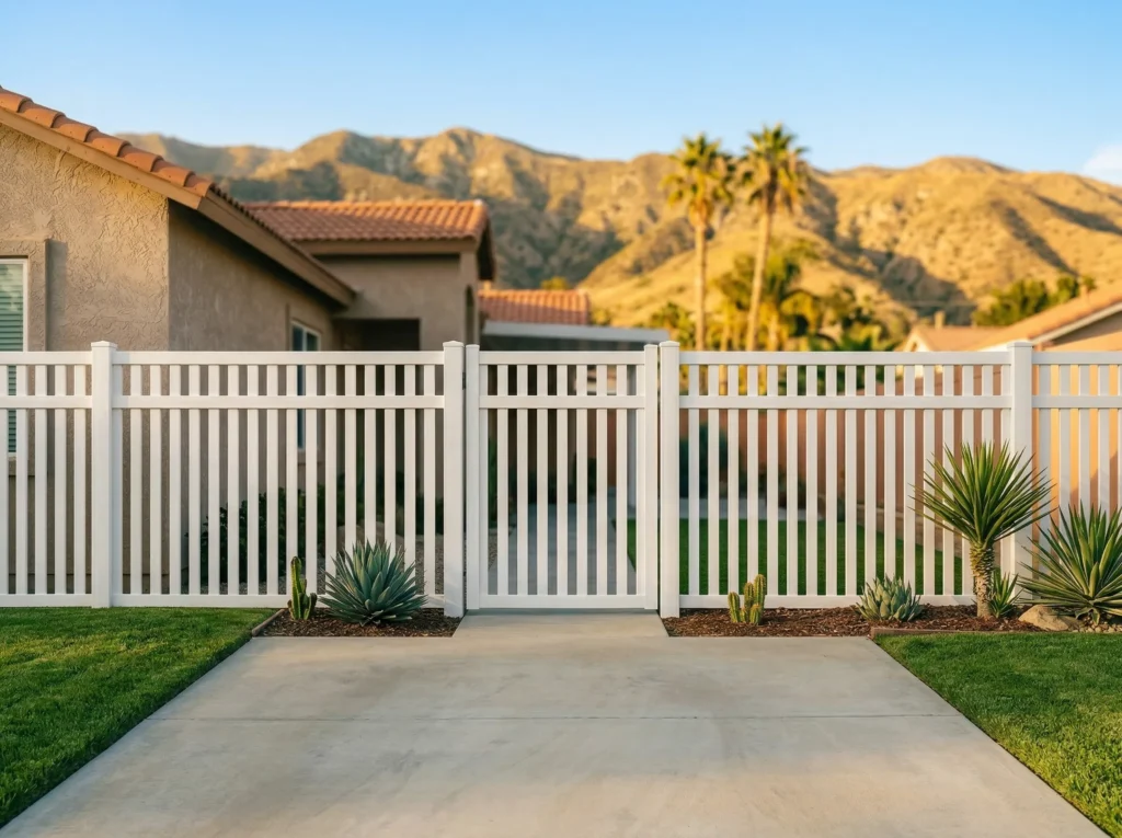Main Vinyl Closed Top Picket Fences