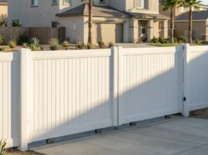 Main Vinyl Rolling Gates