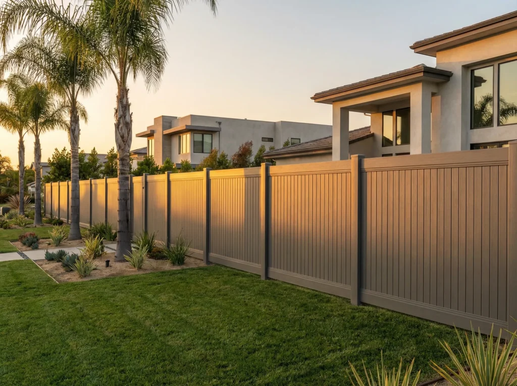 Main Arctic Blend Vinyl Fences