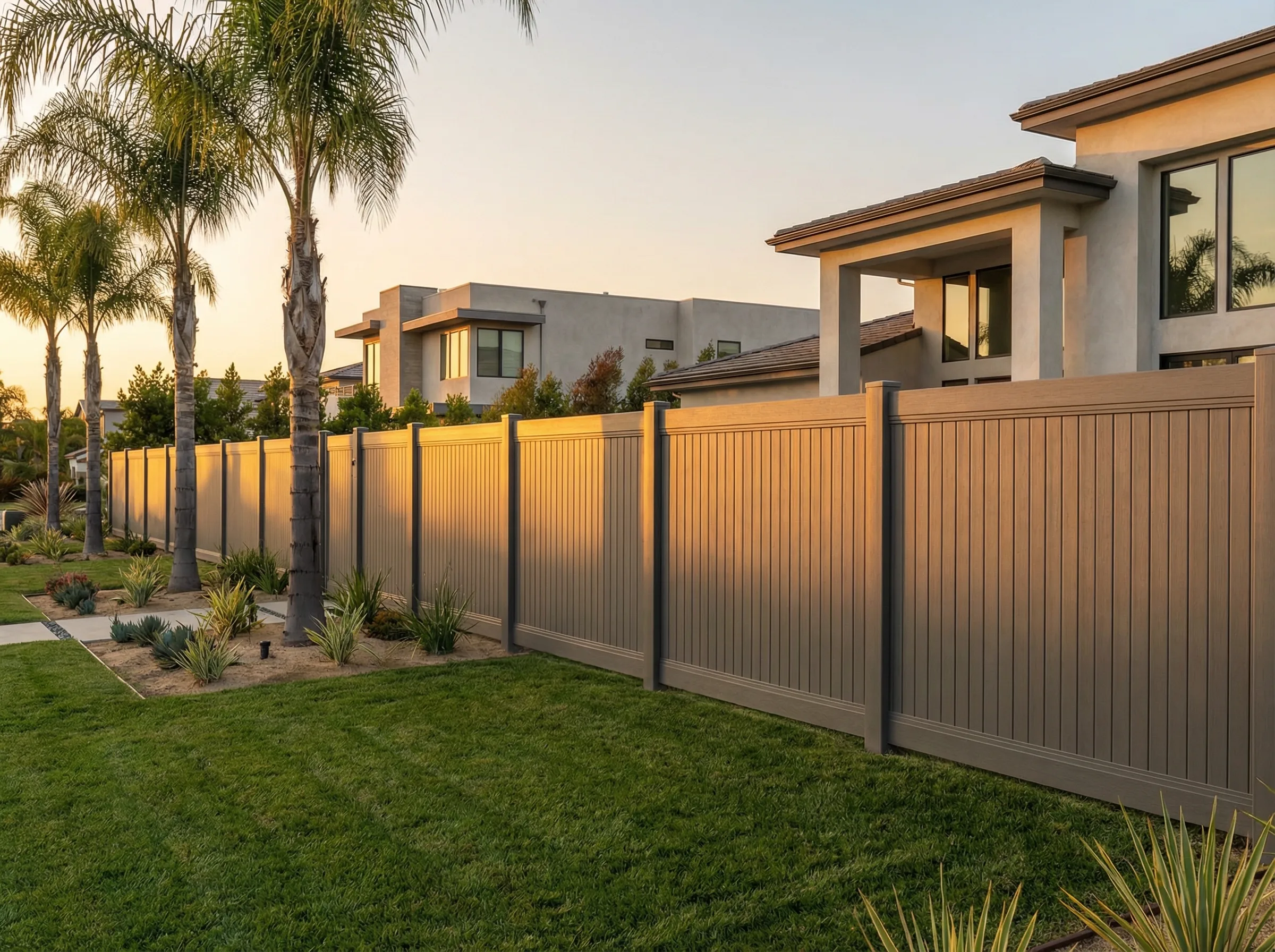 Main Arctic Blend Vinyl Fences