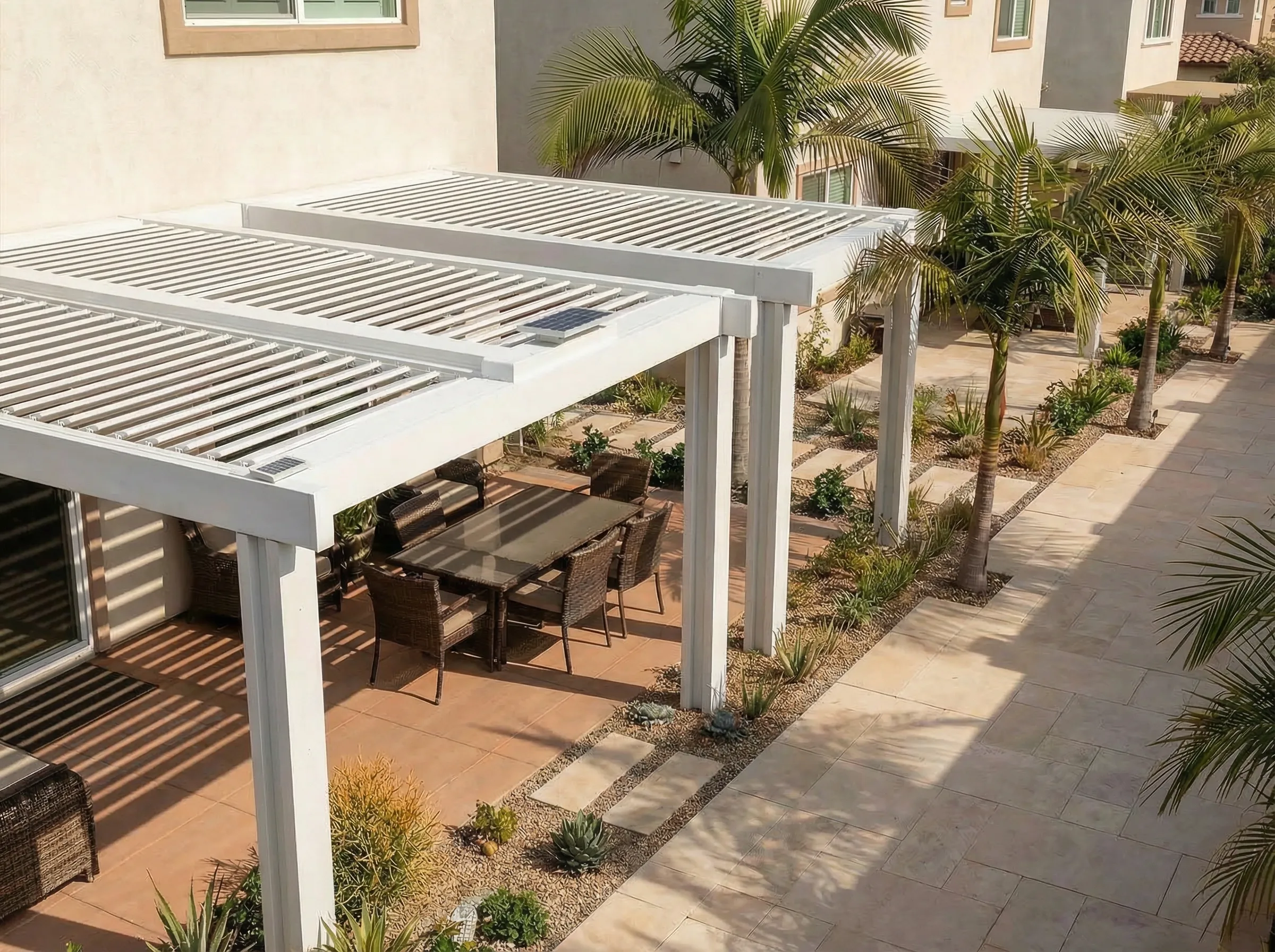 Main Vinyl Louvered Patio Covers