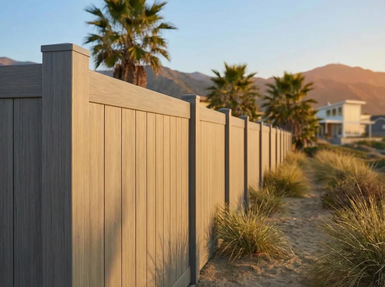 Main Weathered Blend Vinyl Fences