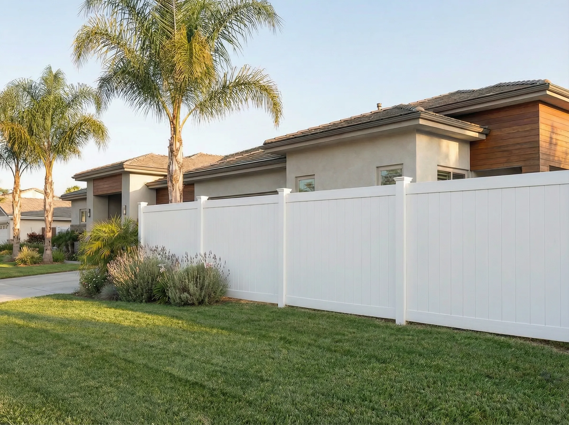 Main White Vinyl Fences