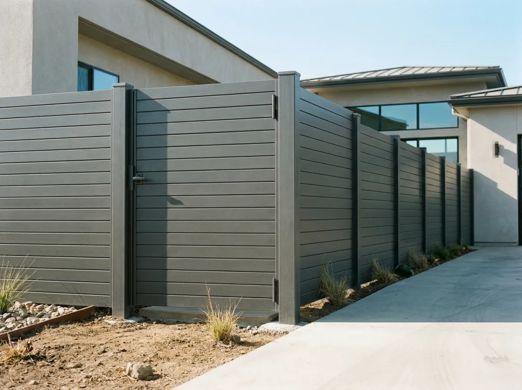 Aluminum Privacy Gate