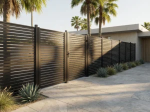 Main Aluminum Fence with Gate