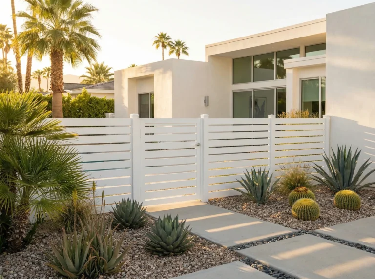 Main Aluminum Horizontal Flat Picket Fencing