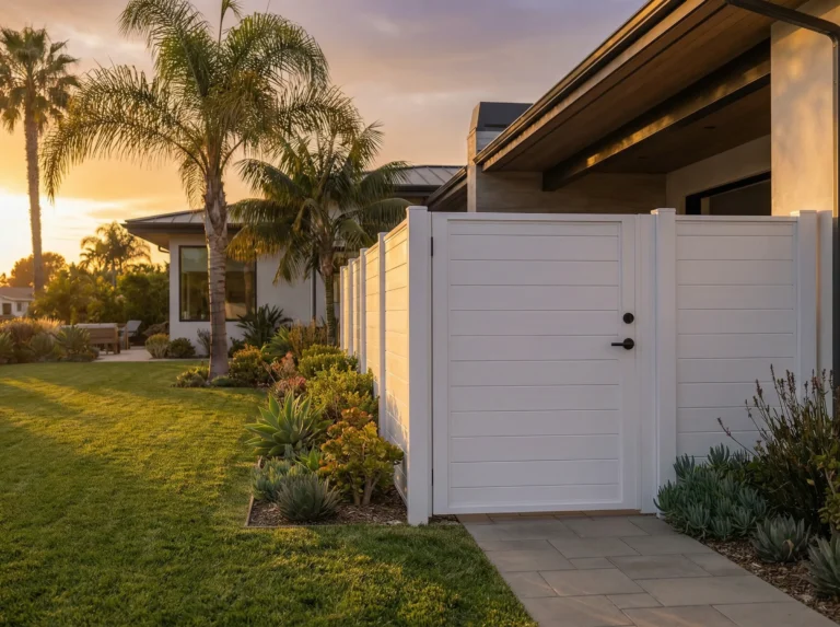 Main Aluminum Privacy Gate
