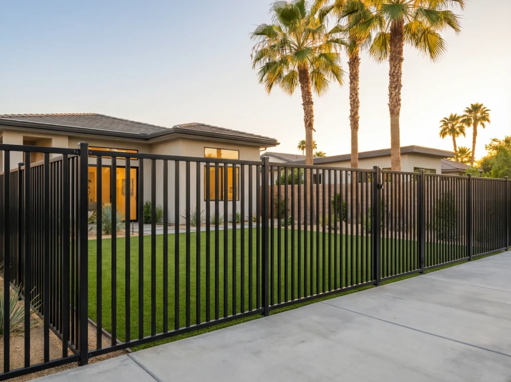 Main Aluminum Vertical Flat Picket Fencing