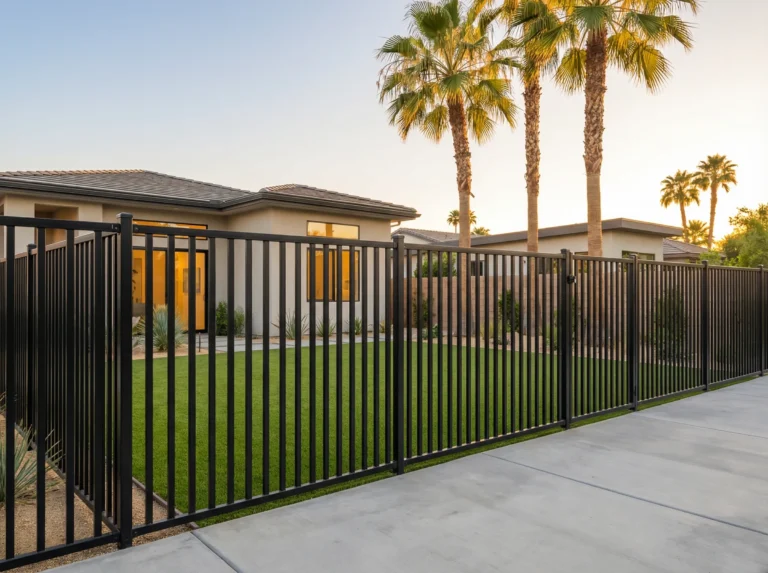 Main Aluminum Vertical Flat Picket Fencing