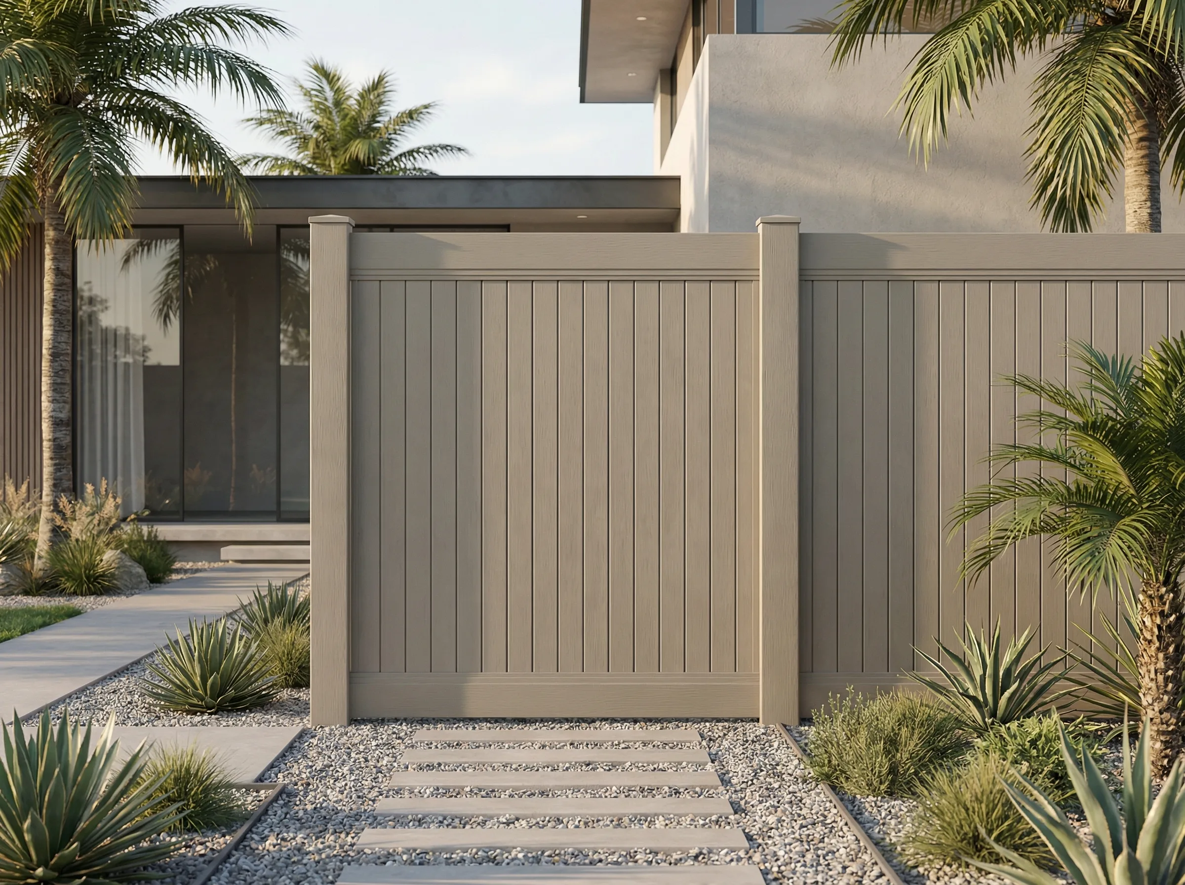 Main Clay Vinyl Fences