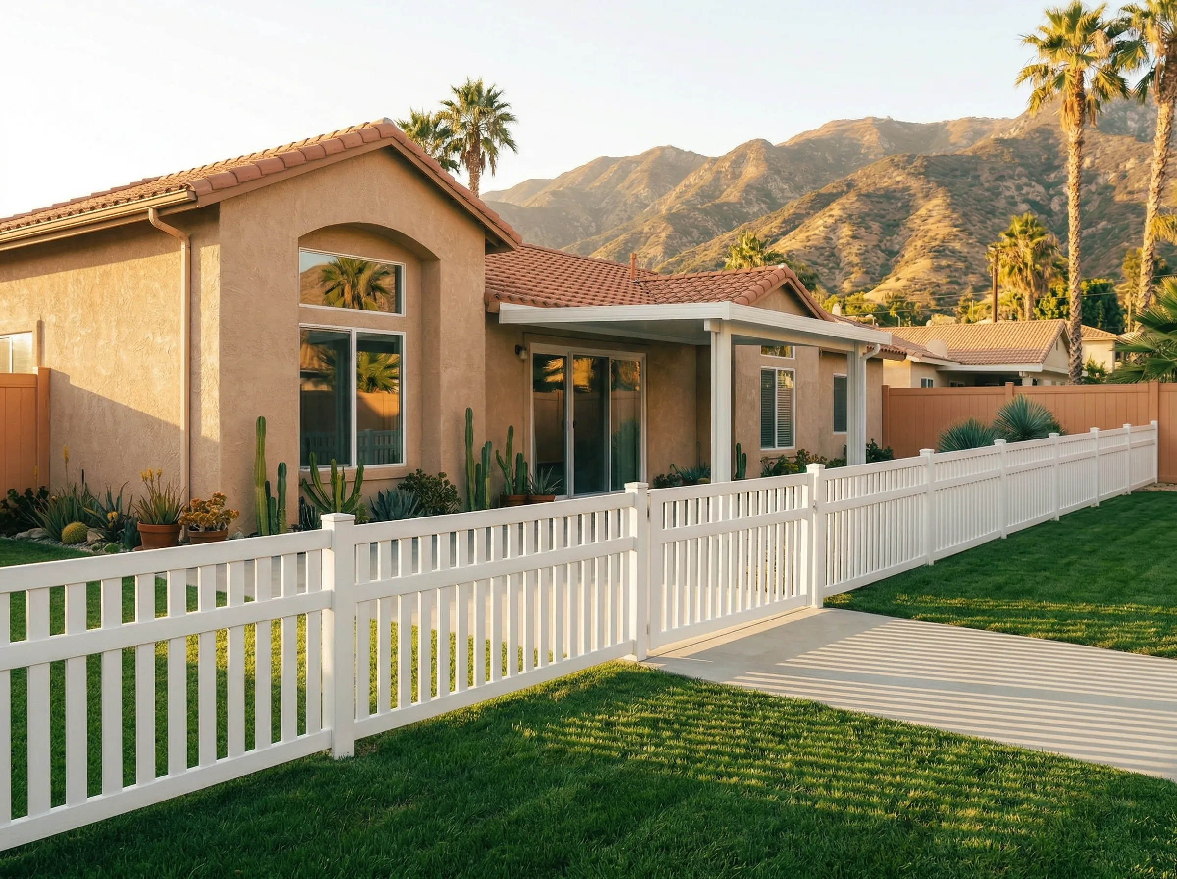 Main Vinyl Closed Top Picket Fences