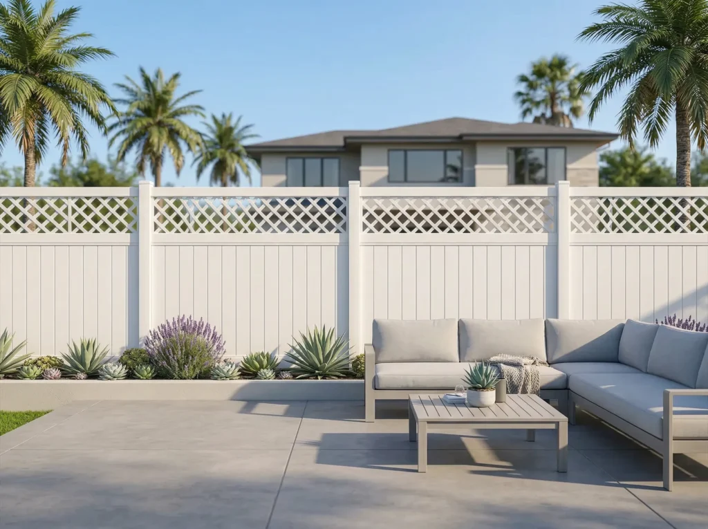 Main Vinyl Lattice Fences