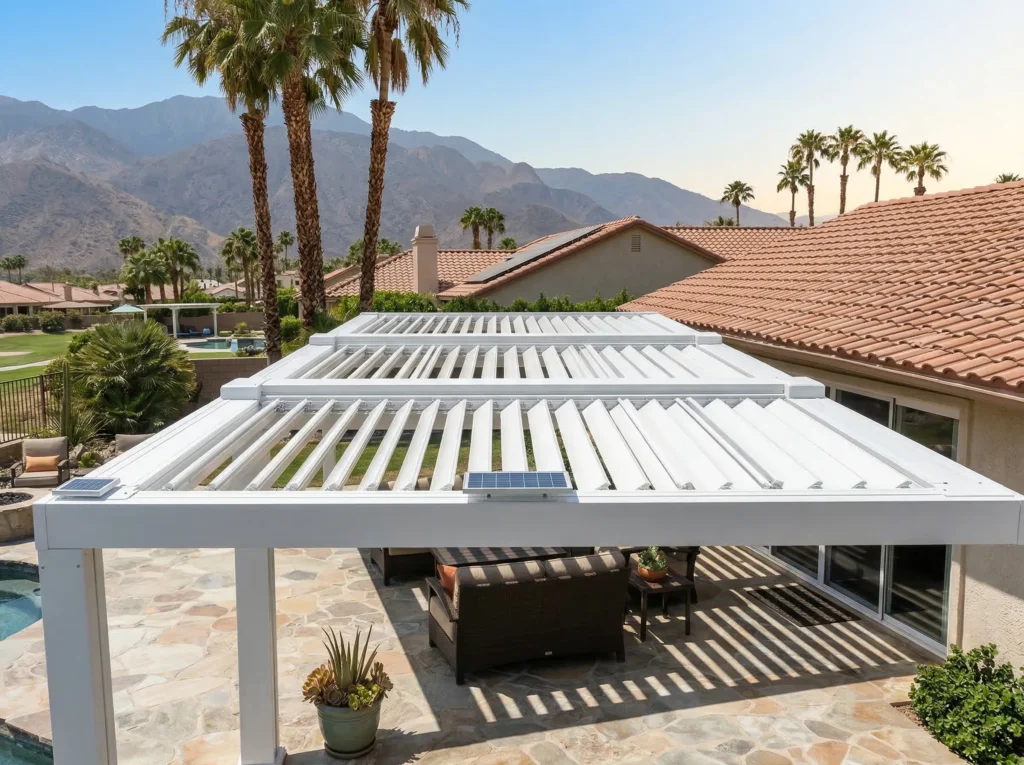 Main Vinyl Louvered Patio Covers
