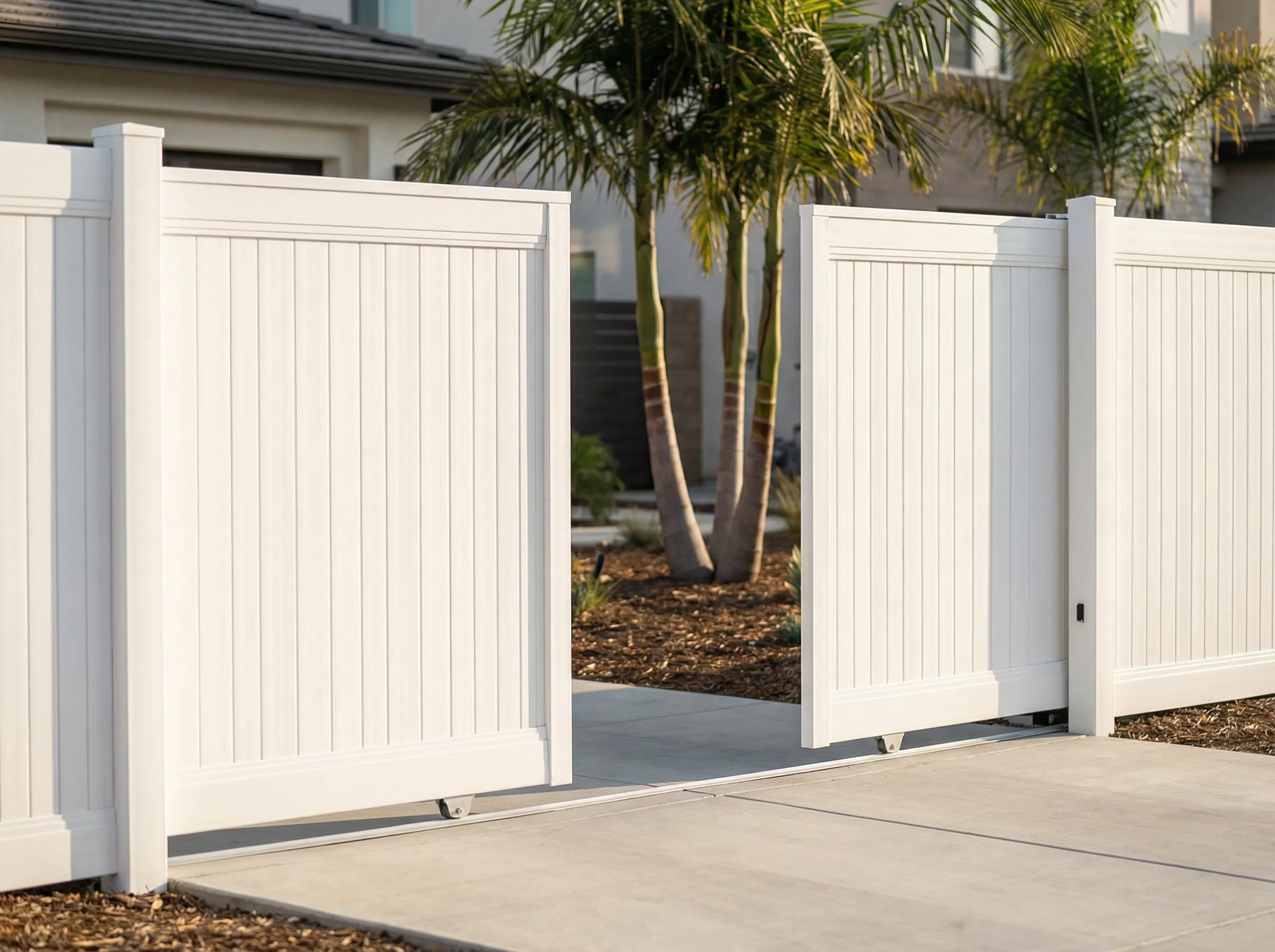 Main Vinyl Rolling Gates