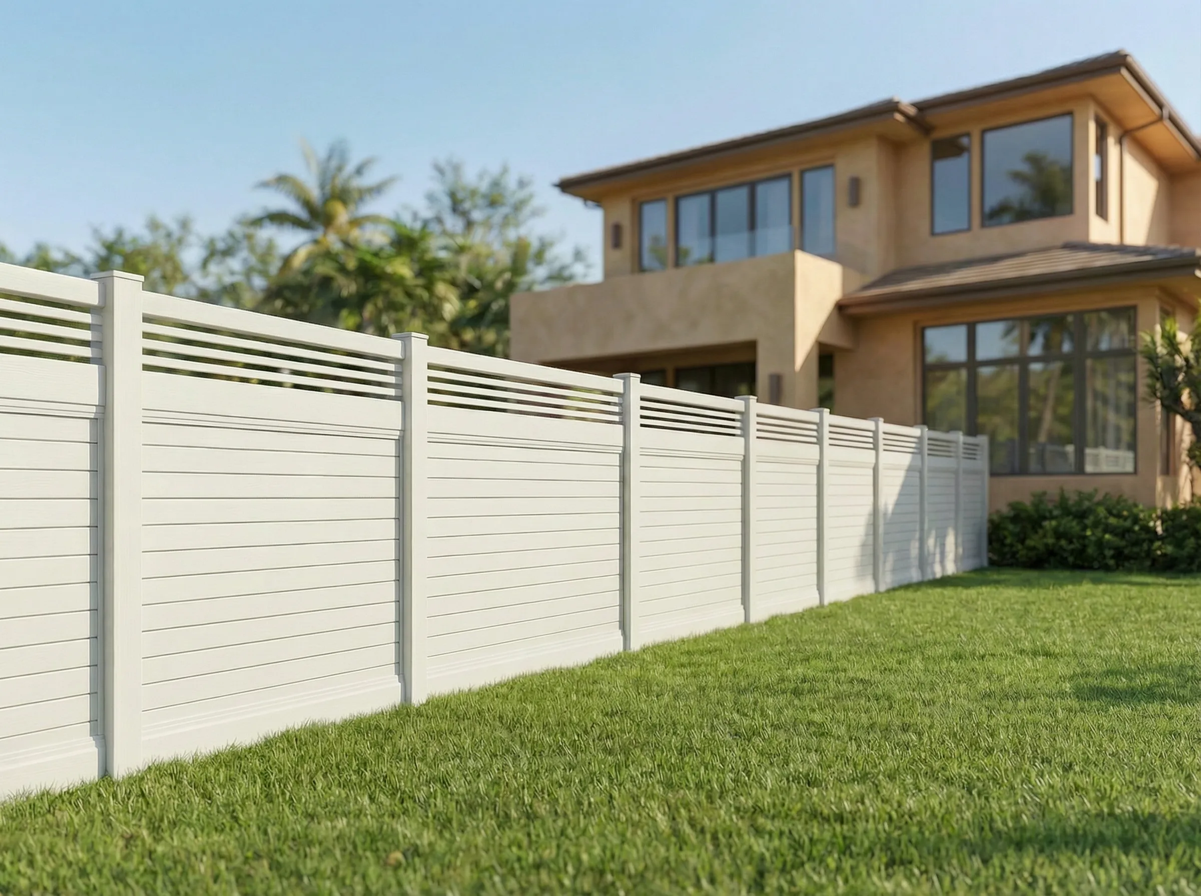 Main Vinyl Semi-Privacy Fences